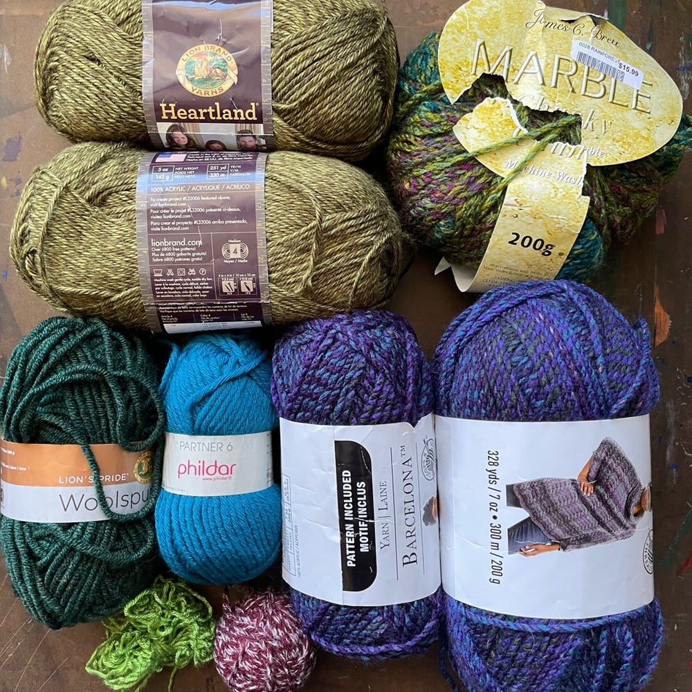Acrylic yarn lot